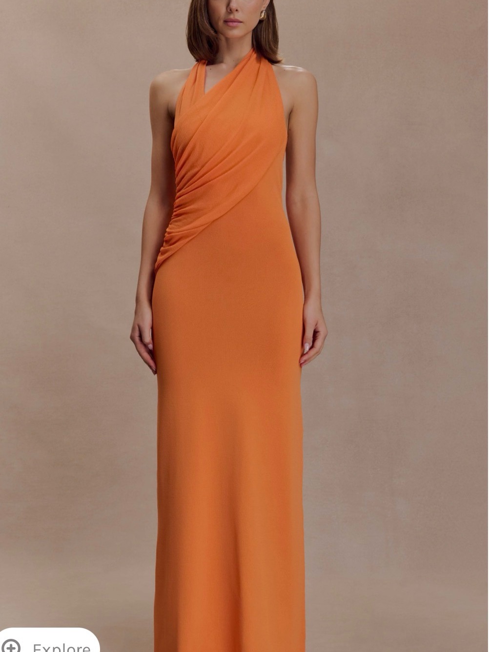 Meshki Elma Halter Knit Maxi Dress